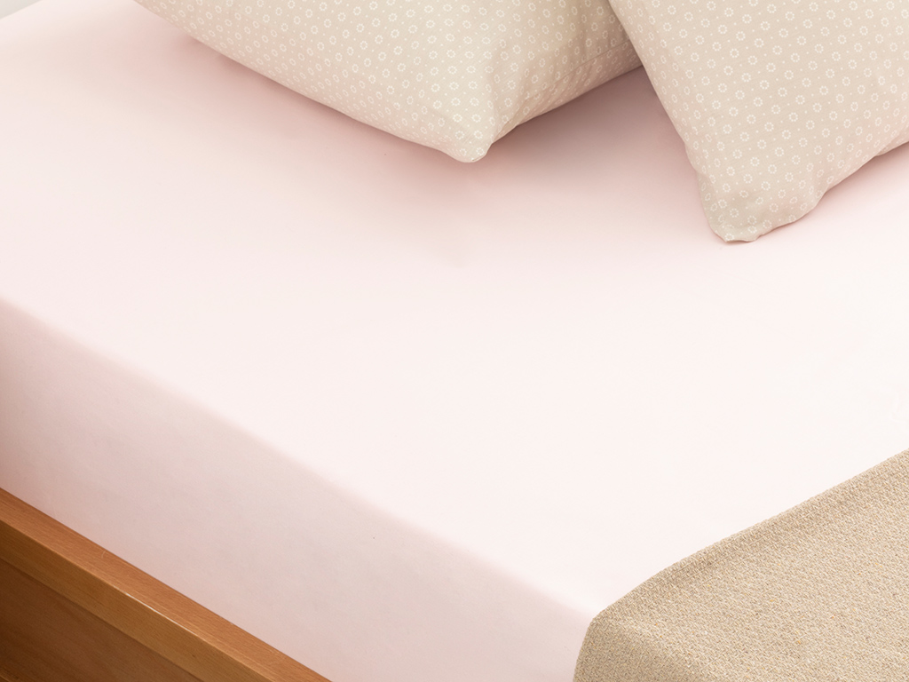 Plain Cottony For One Person SHEET 160x240 Cm Pink