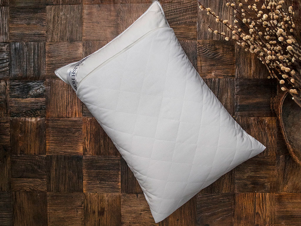 English Home Cottony Quilted PILLOW PROTECTOR 50x70 Cm White