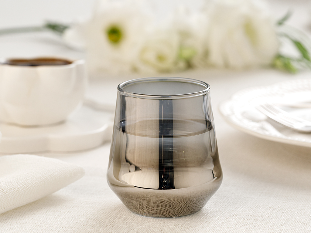Next To Lydia Glass 4 Coffee WATER GLASS 115 Ml Silver