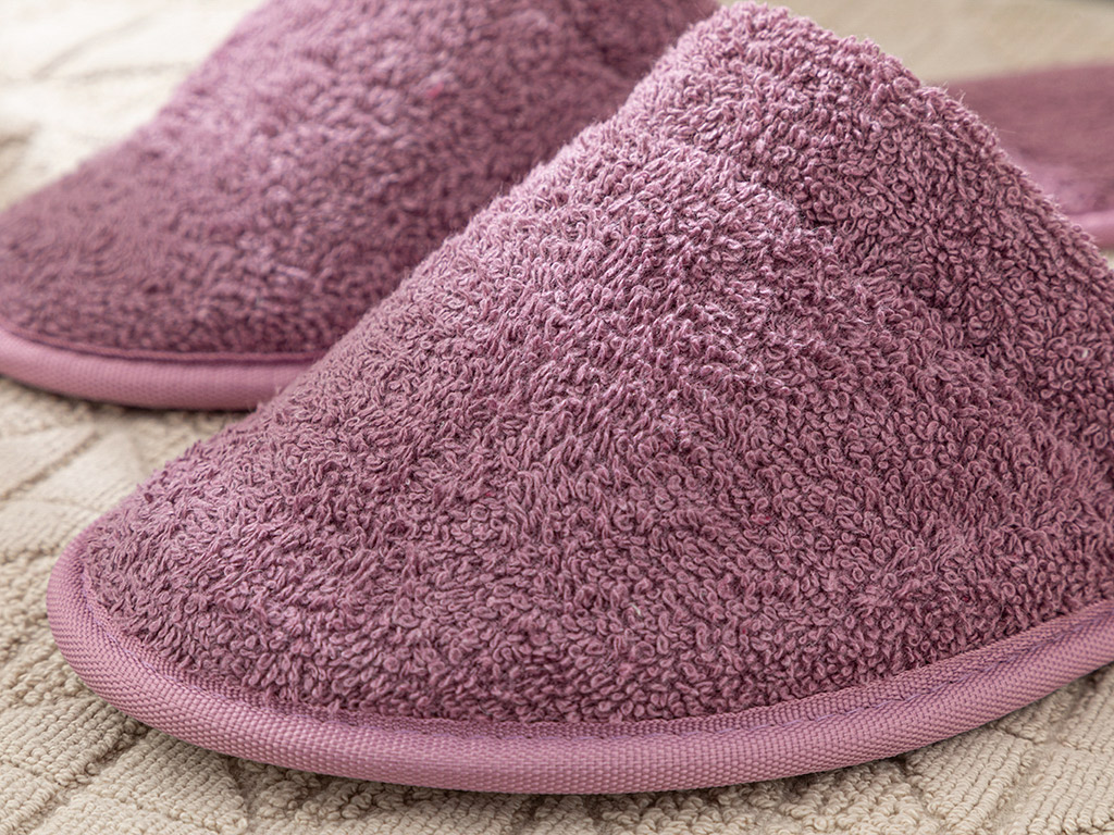 Simple Cotton Cotton SPA SLIPPERS Rose Color