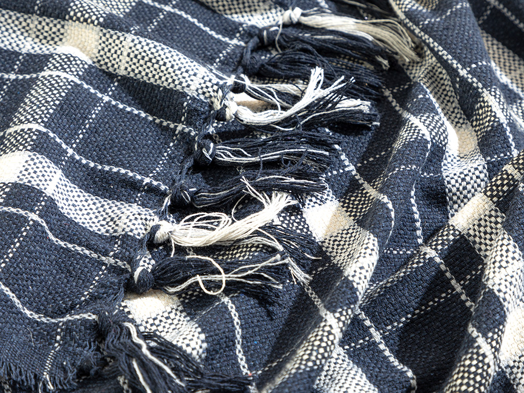 Felicita Cotton Weaving CHAIR COVER 170x250 Cm Dark Blue