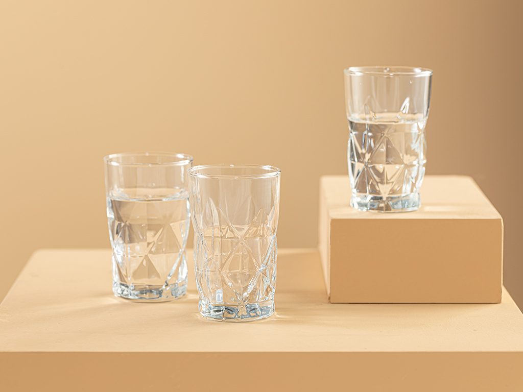 Sofya Glass 6 Set Served With Coffee WATER GLASS 110 Ml Transparent