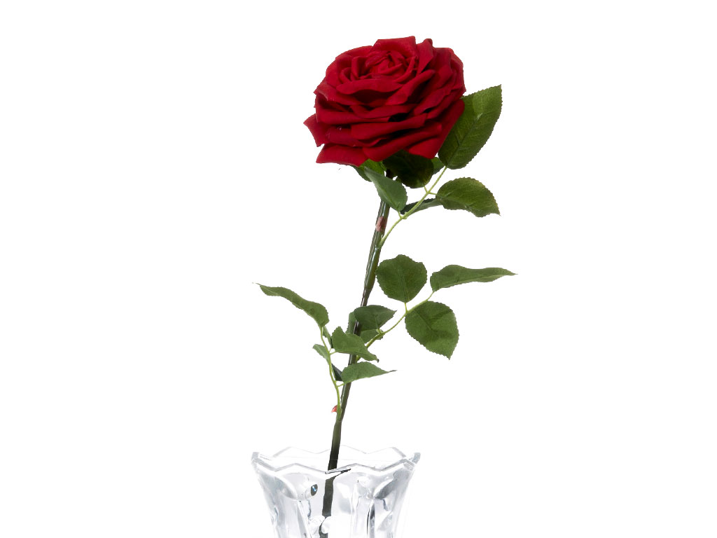 Glam Rose ARTIFICIAL FLOWER 740x460x460 Mm Red