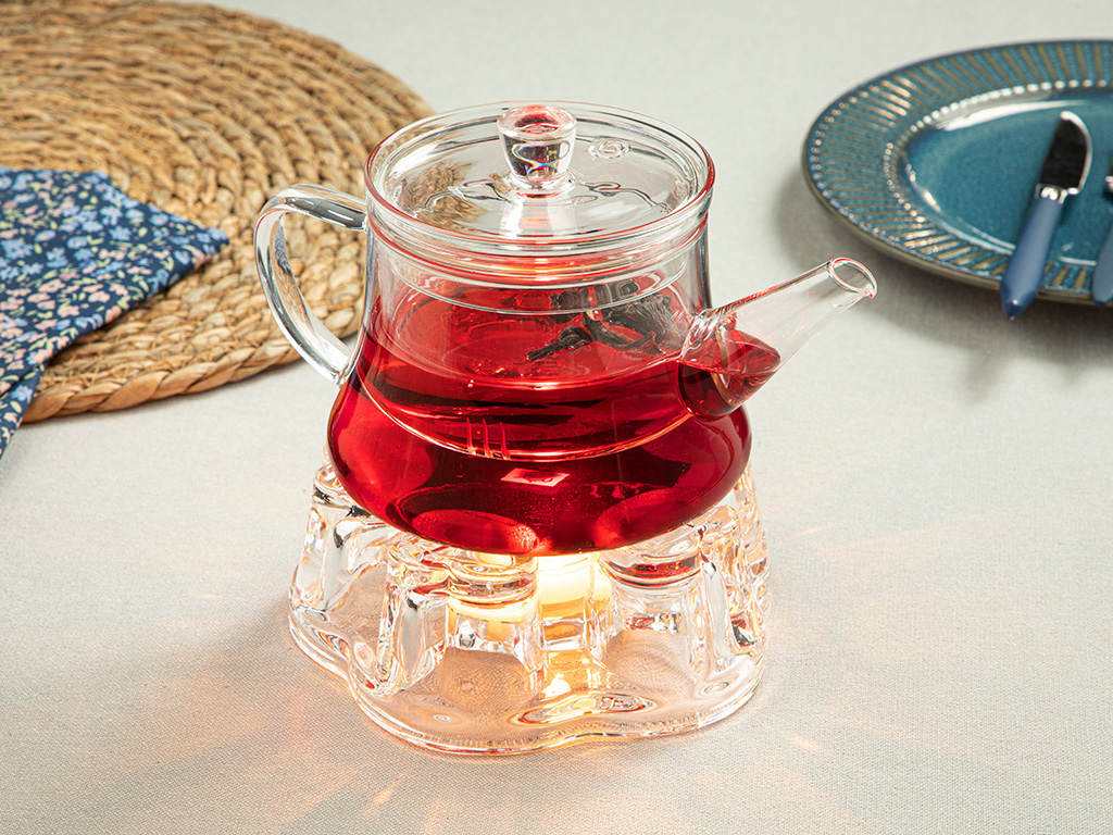 Cosy Glass Teapot Warmer 14x5,5 Cm Transparent