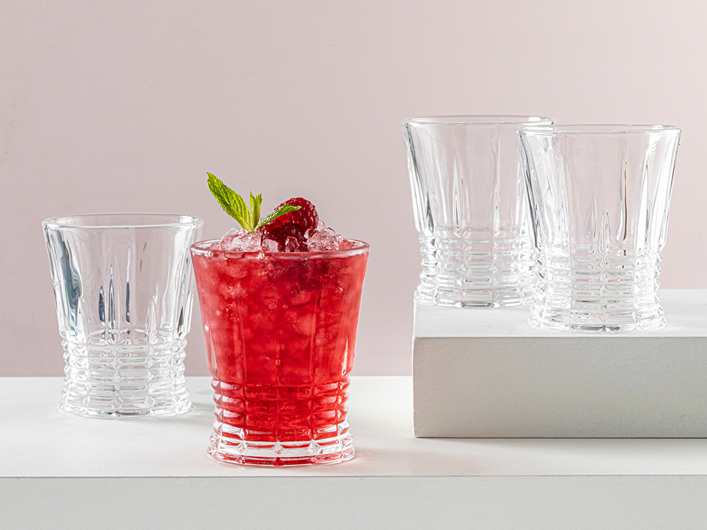 Pamira Glass 4 Set Juice Glass 260 Ml Transparent