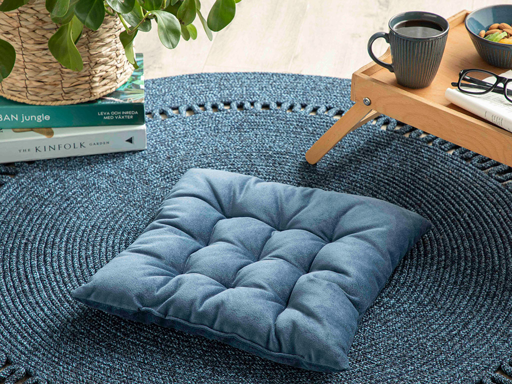 Sandy Square Velvet Armchair Cushion 40x40 Cm