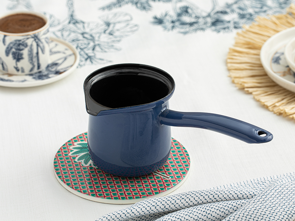 Isidora Enamel Coffee Pot 500 Ml Dark Blue.