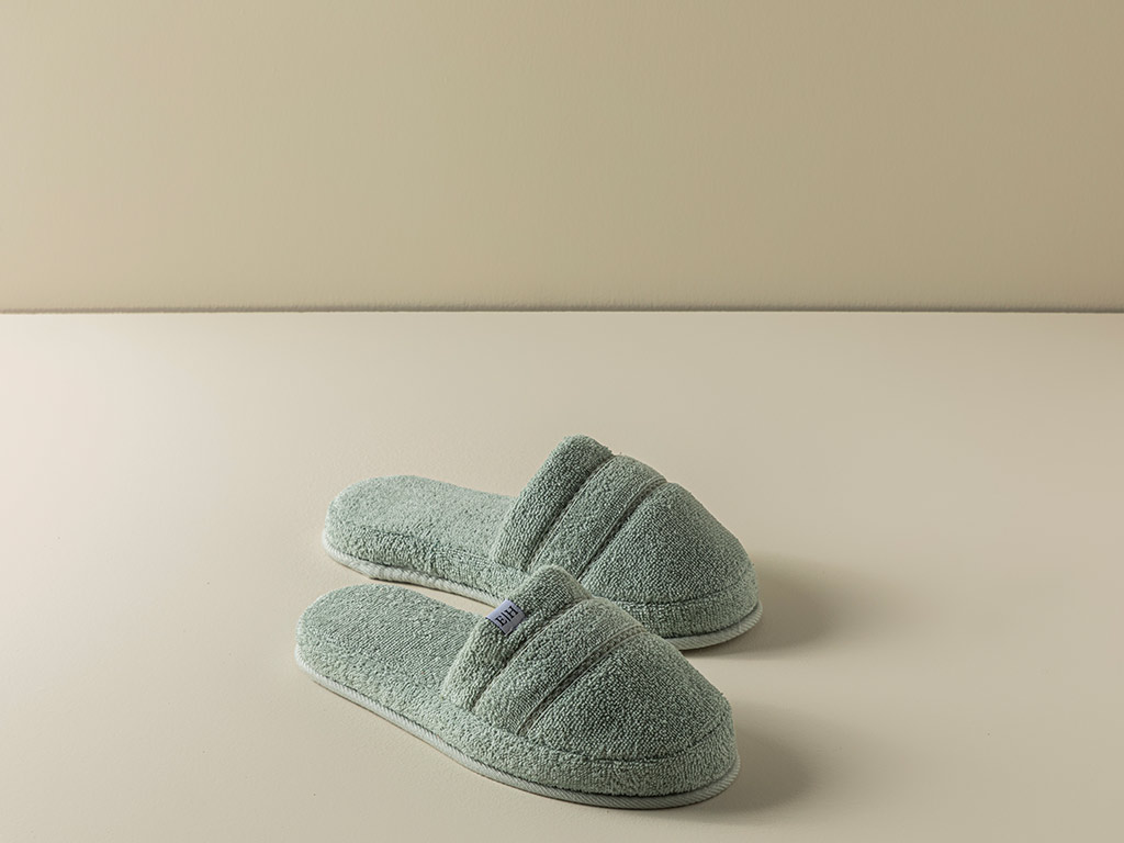 Soft Cotton Spa Slippers 36-40 Mint