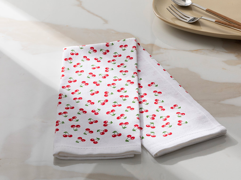 Fragola Cotton Drying Cloth 30x50 Cm Red