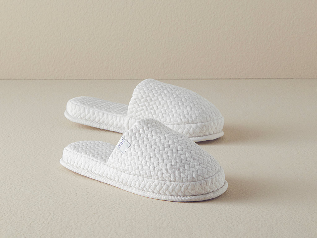 Luxury Cotton Bathroom Slippers 36-40 Beige