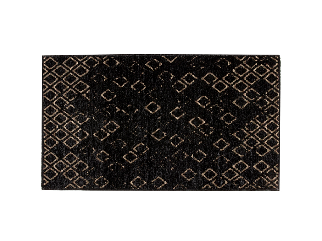 Diaz Chenille-Jute Carpet 80x150 Cm Black