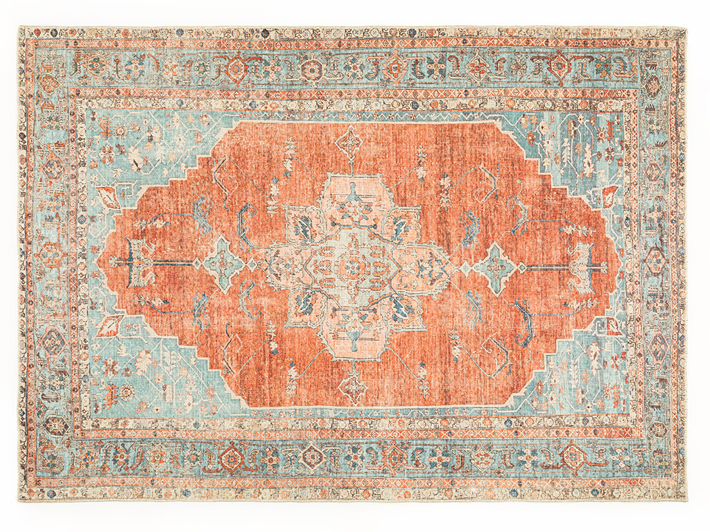 Maria Jacquard Decorative Carpet 120x180 Cm Turquoise - Brick