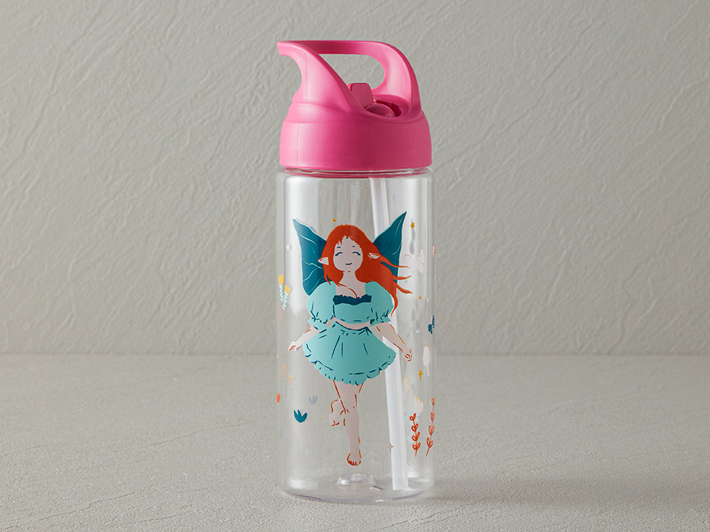 Fairy Kids Water Bottle 500 Ml Fuchsia