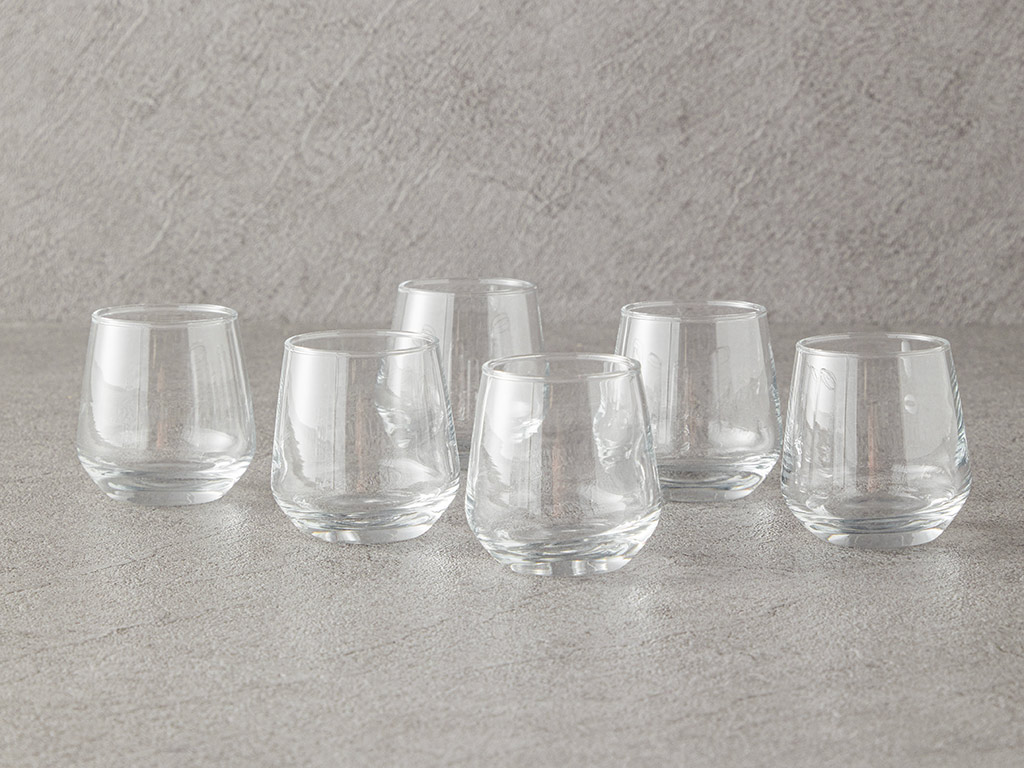Paul Glass 6 Pcs Glass 95 Ml Transparent