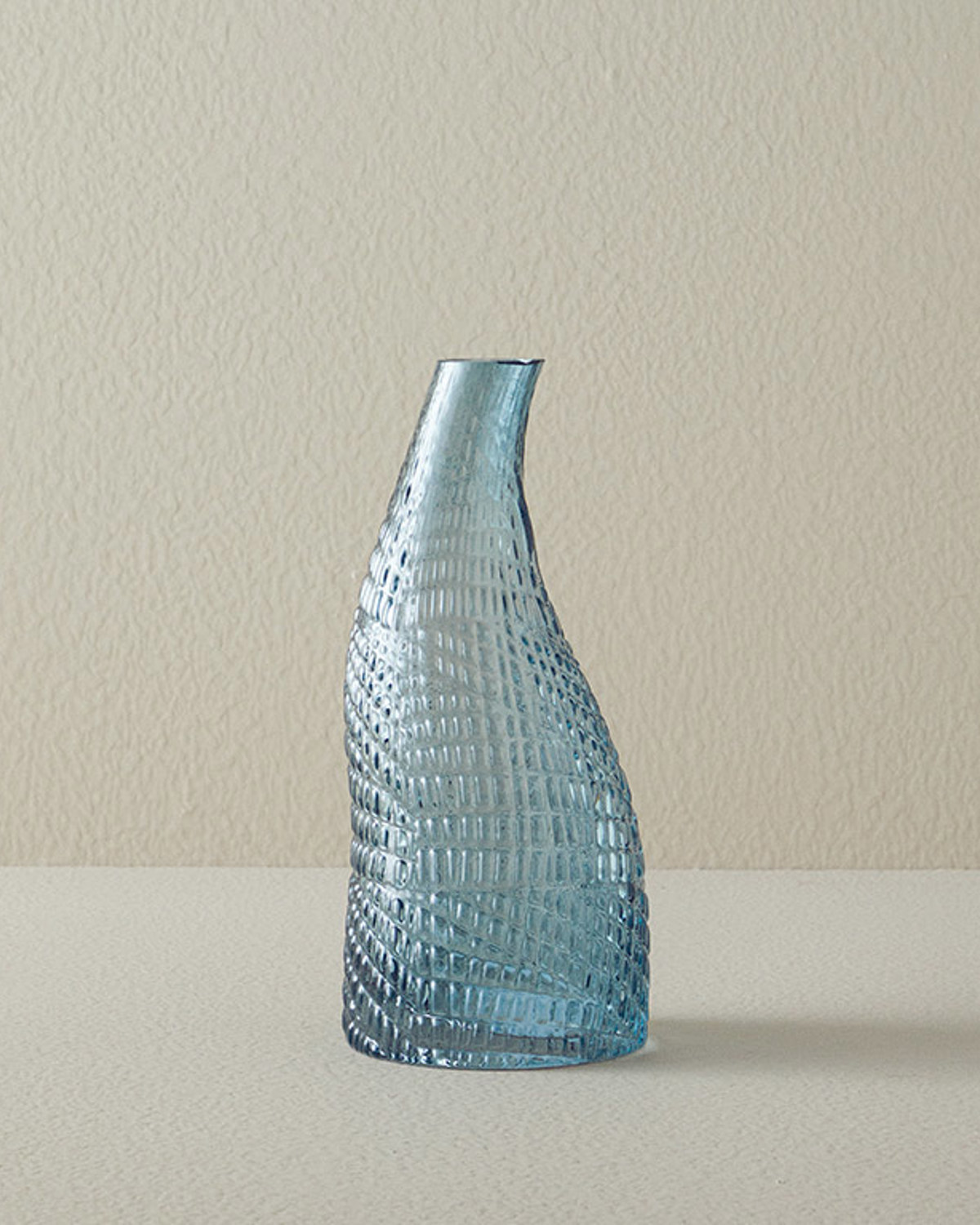 Lacy Glass Vase 24x13x20 Cm Celadon