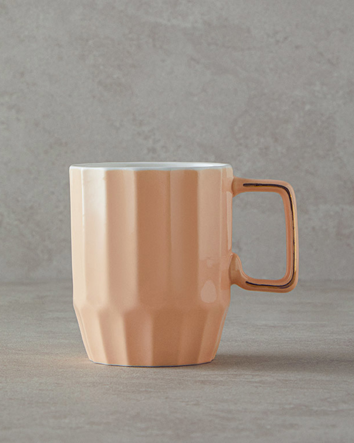 Angely New Bone China Mug 270 Ml Salmon