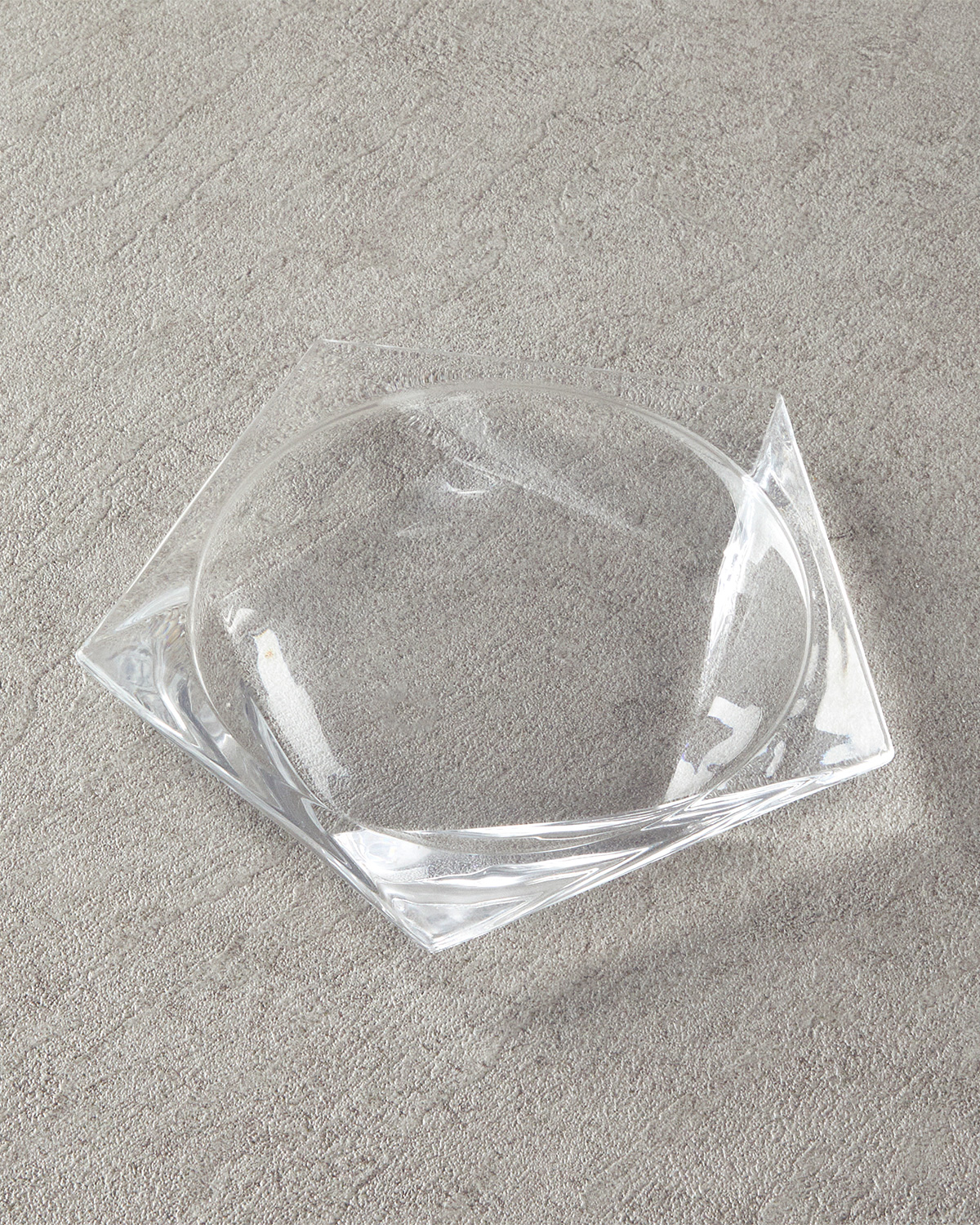 Vivian Glass Cake Plate 20 Cm Transparent