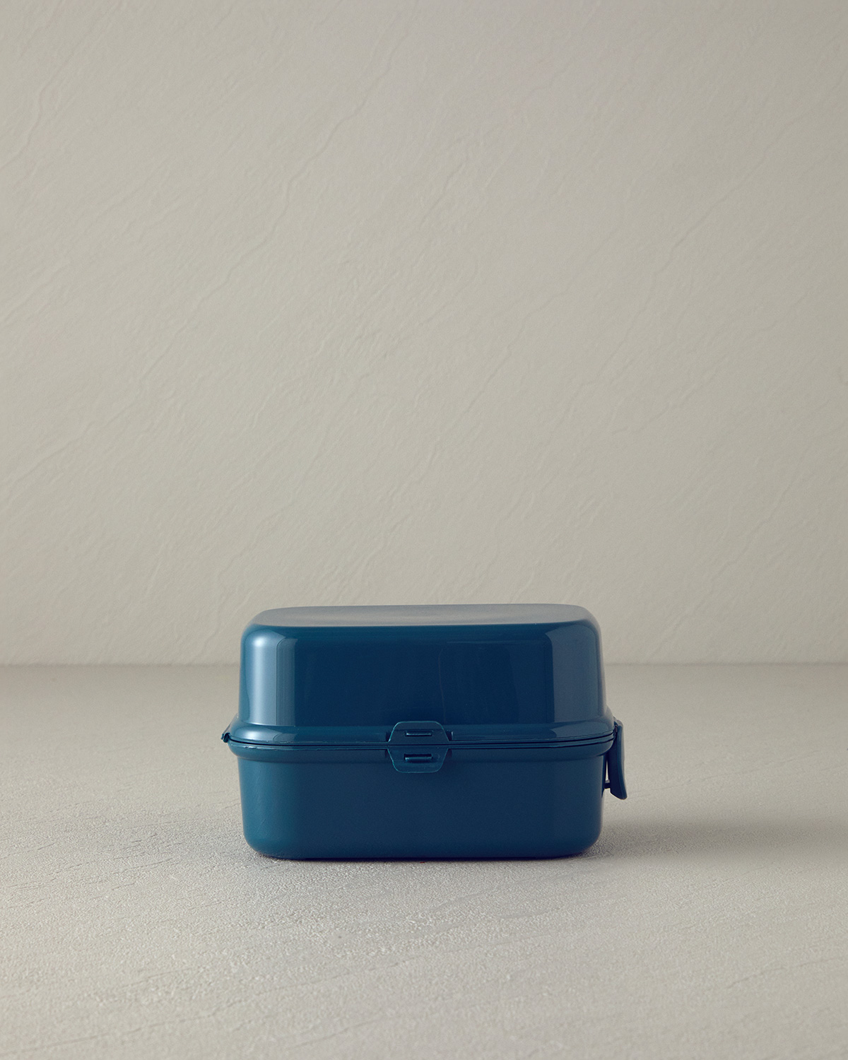 Trendy Plastic With 3 Sections Lunch Box 15x10 Cm Blue