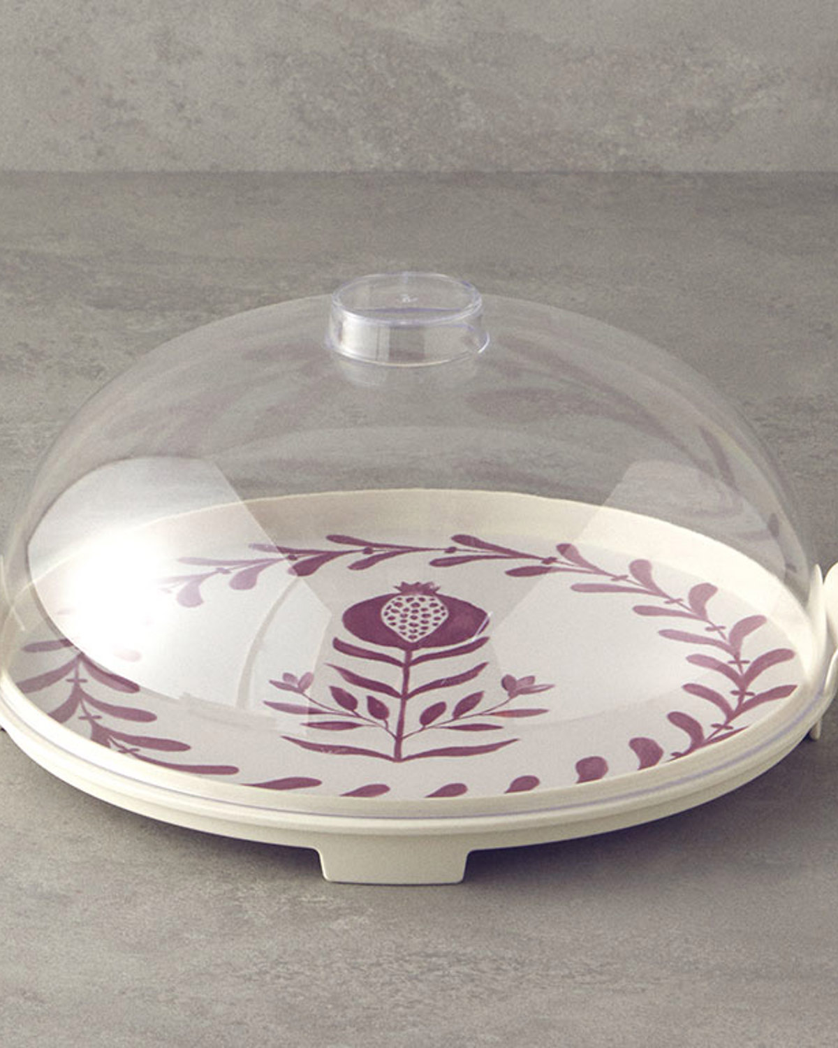 Carnival Tulip Melamine Cake Stand 30 Cm Fuchsia