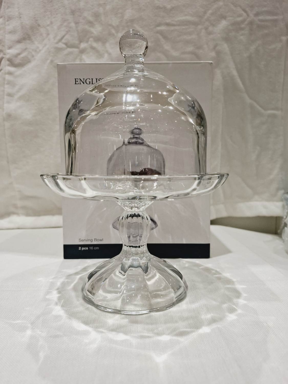 Miny Glass With Stand Serving Ware 11 Cm Transparent