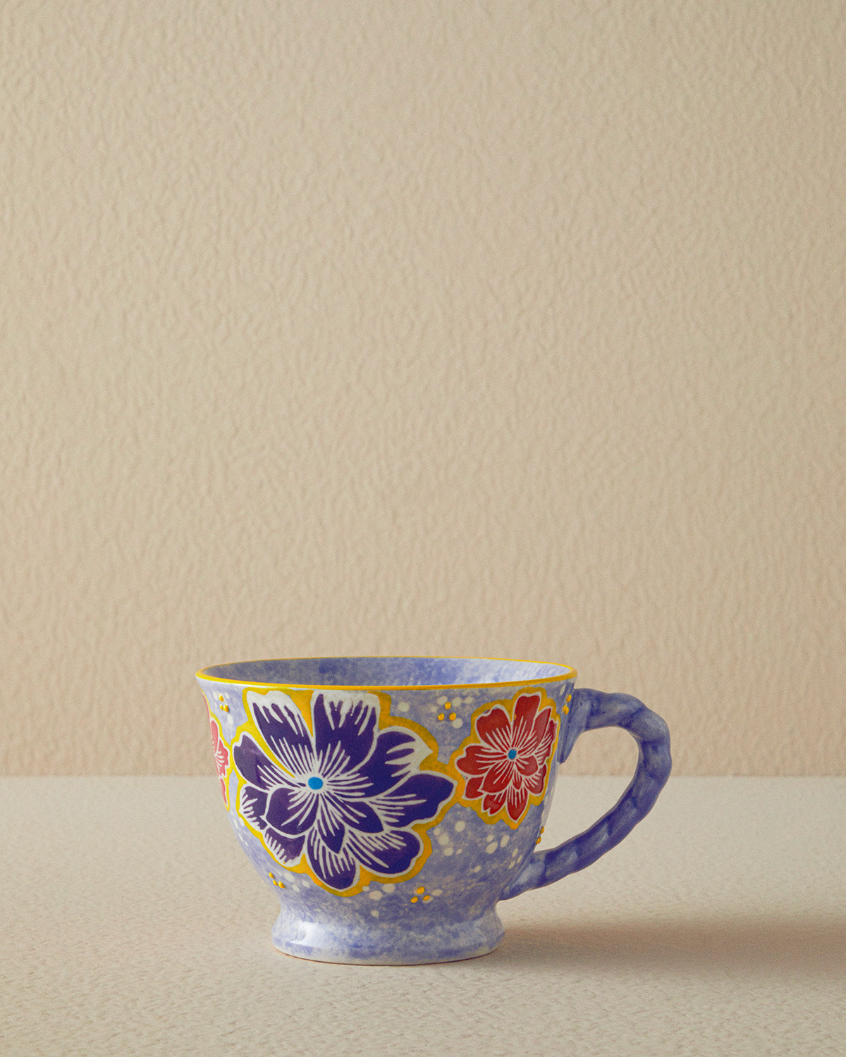 Drina Ceramic Mug 400 Ml Blue