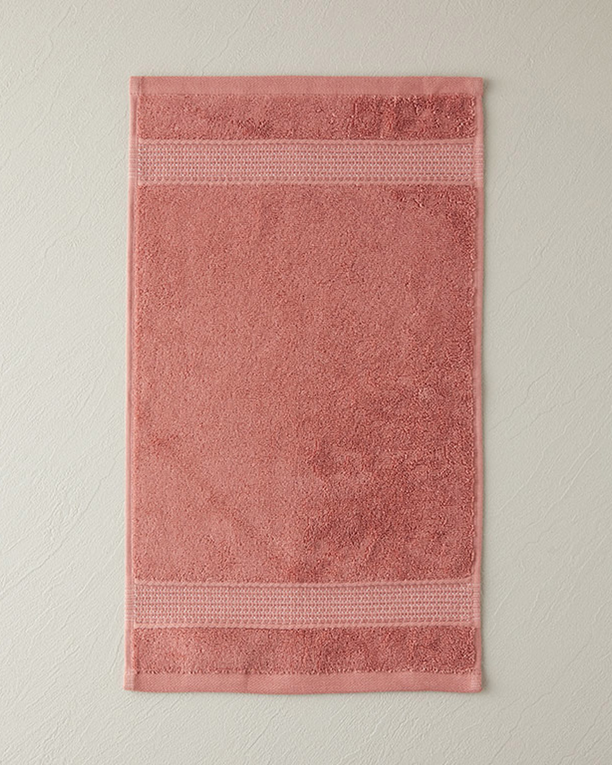 Deluxe Low Twist Hand Towel 30x50 Cm Dusty Rose