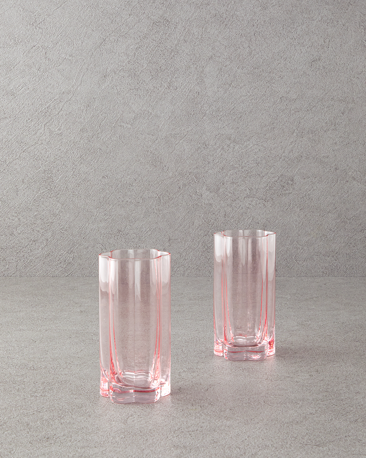 Flor Pura Glass 2 Pcs Glass 320 Ml Pınk