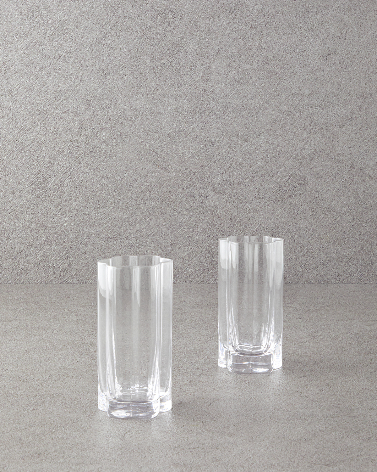 Flor Pura Glass 2 Pcs Glass 320 Ml Transparent