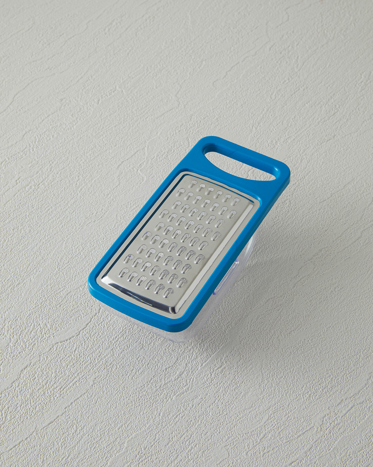 Miny Plastic With Container Grater 5,6x13x4 Cm Blue