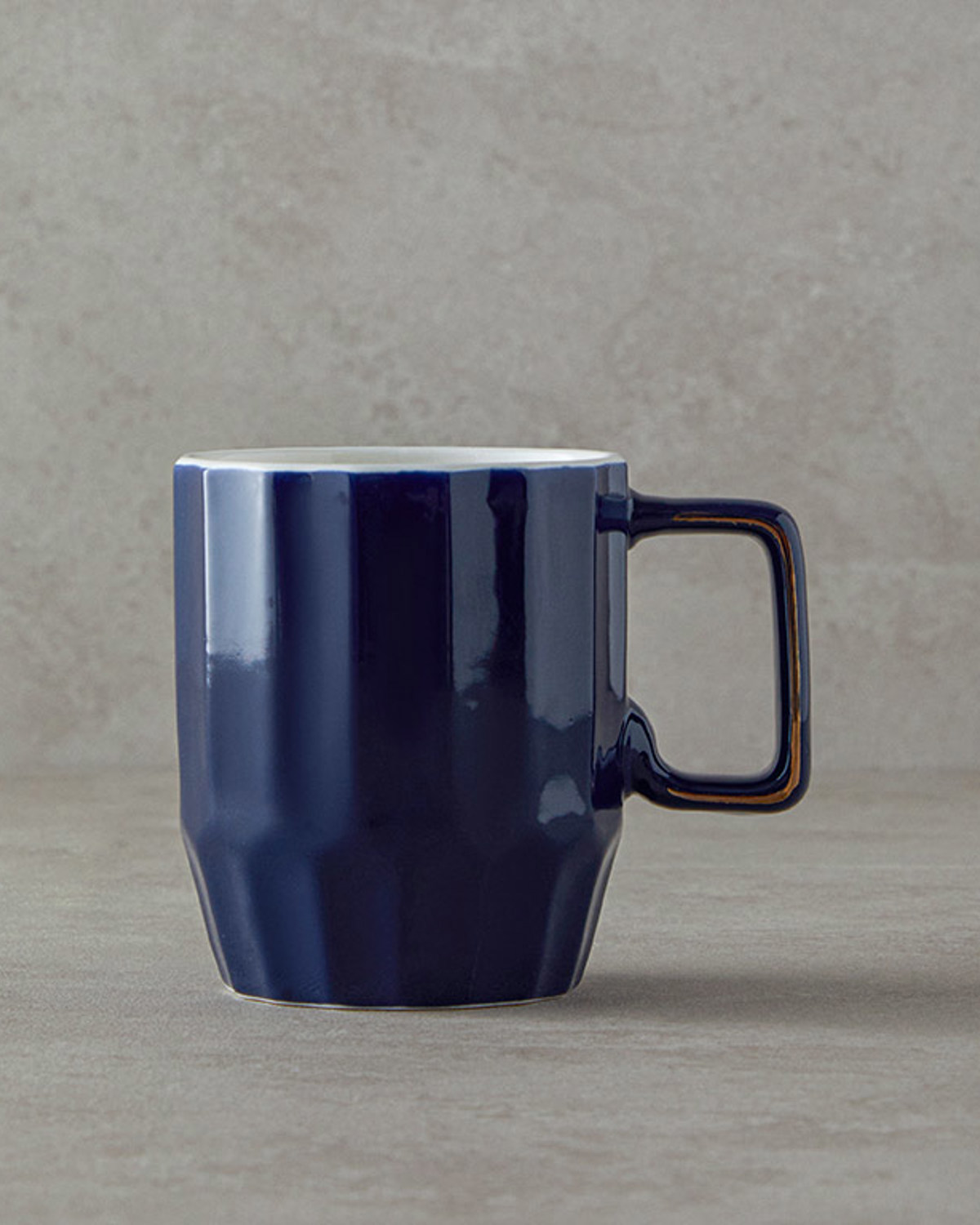 Angely New Bone China Mug 270 Ml Navy Blue