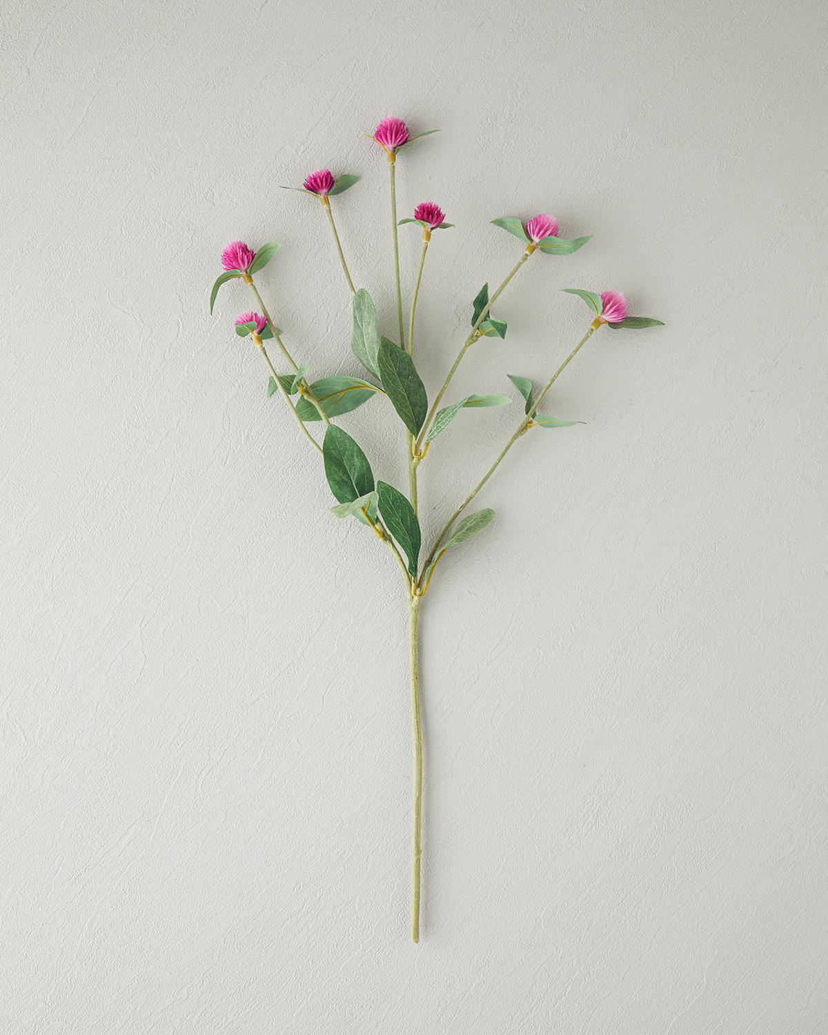 Single Branch Artificial Flowe 74 Cm Dark Pink