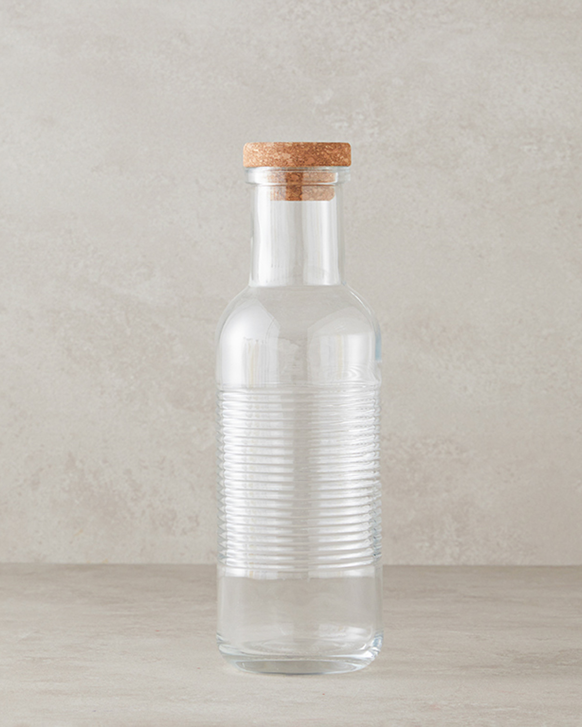 Petra Glass Bottle 1000 Ml Transparent