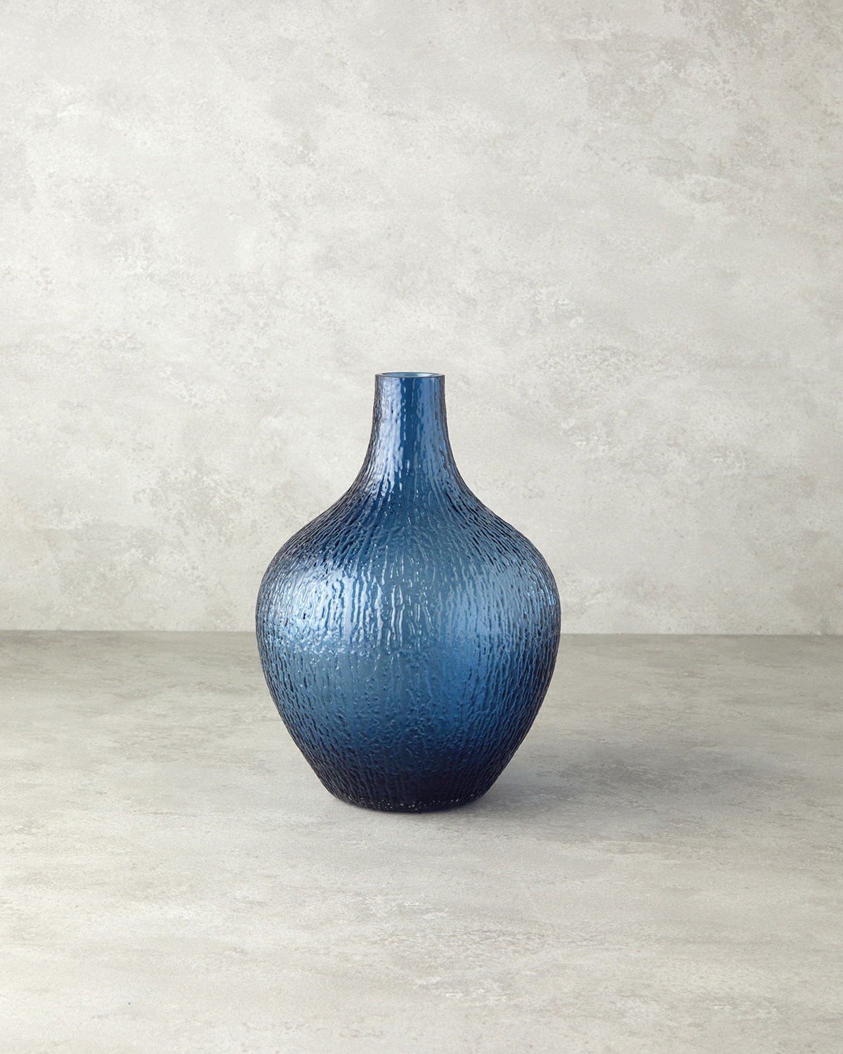 Misty Glass Vase 20x28 Cm Gray