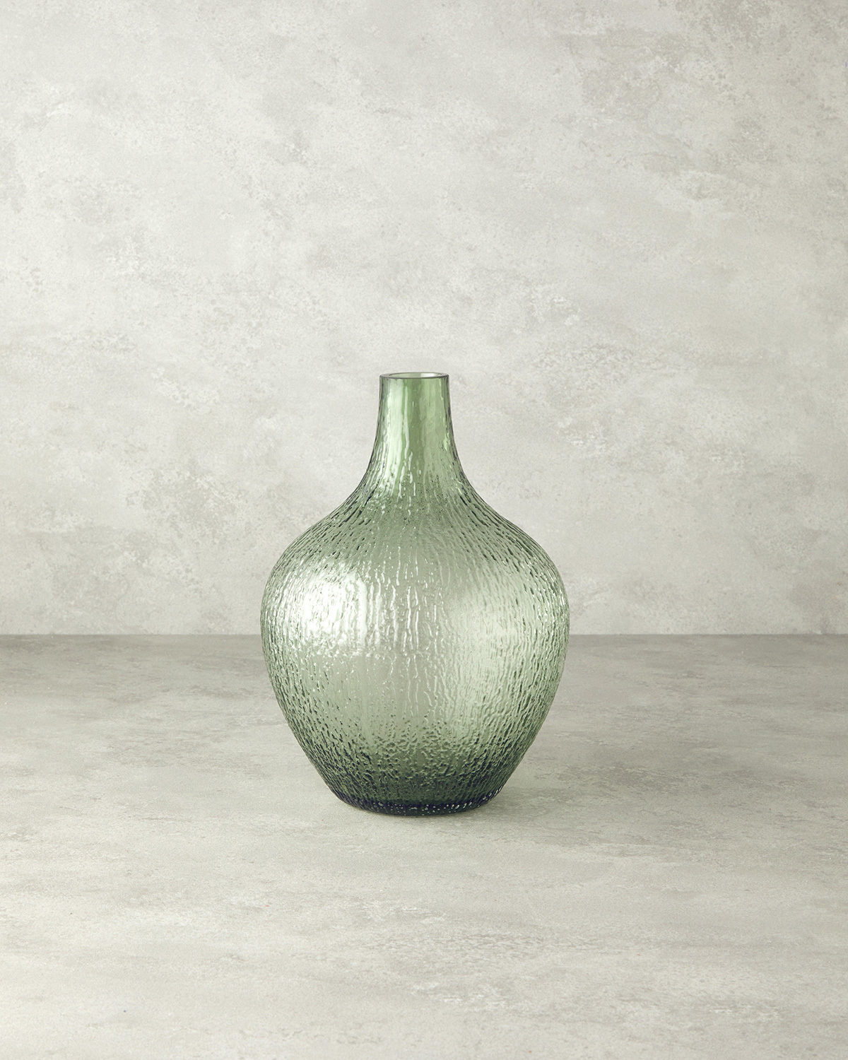 Misty Glass Vase 20x28 Cm Mint