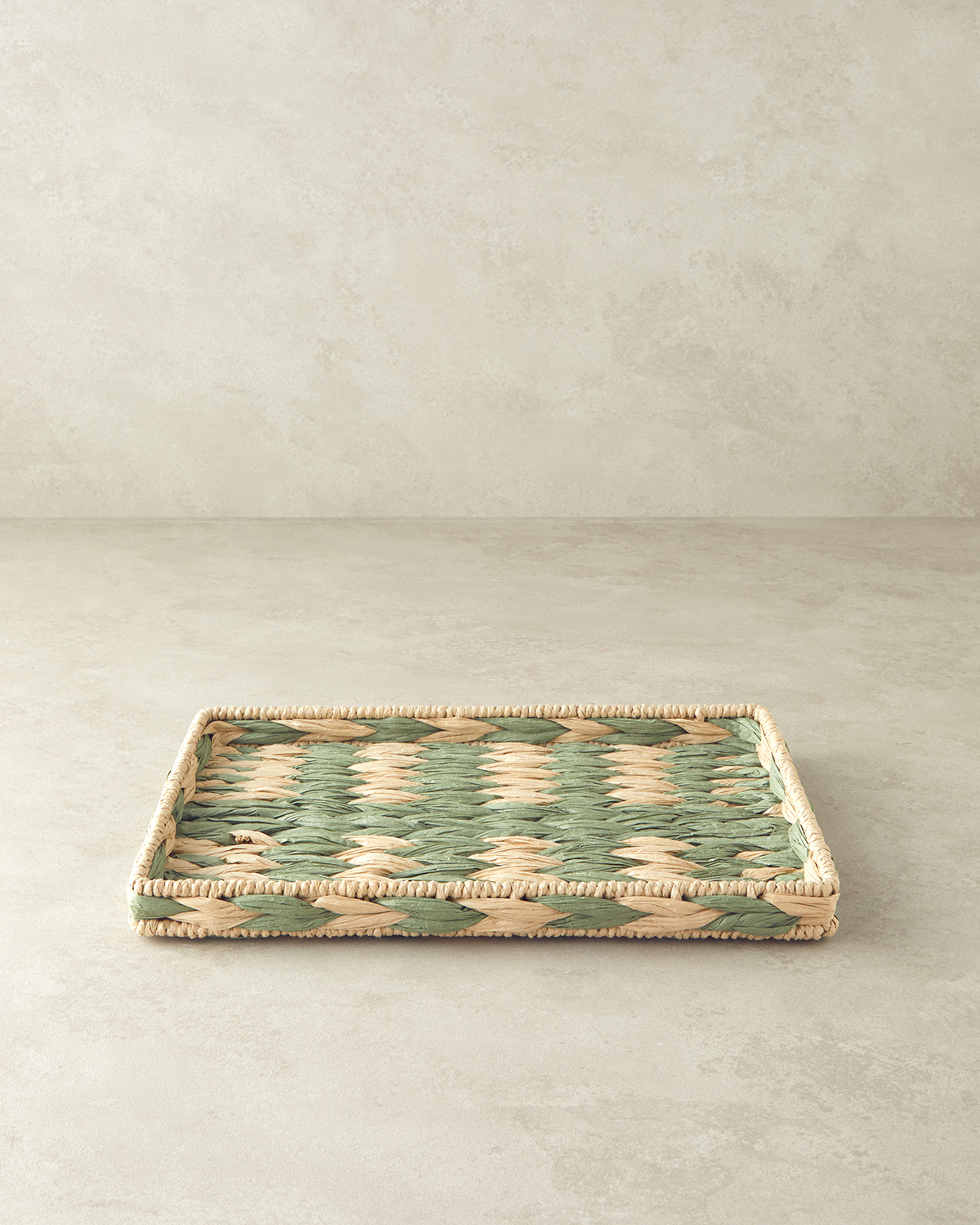 Paper Tray 35x25 Cm Green