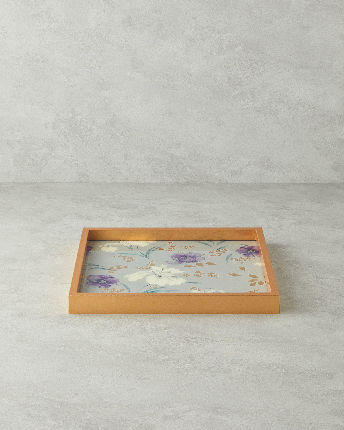 Almina Decorative Tray 33x33 Cm Cream