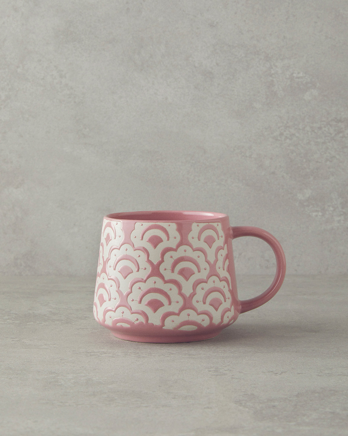 Sunrose Ceramic Mug 400 Ml Salmon