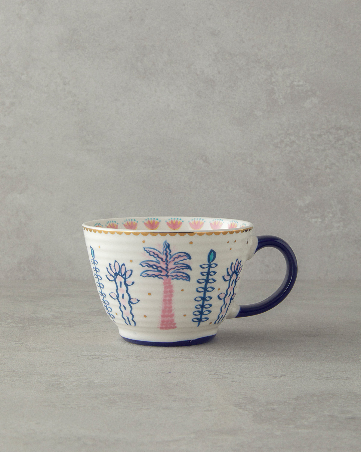 Love Fantasy New Bone China Mug 460 Ml Pink - Blue