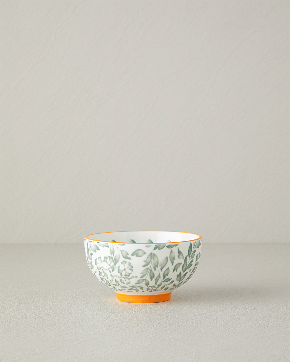 Floral LinesNew Bone China Bowl 12 Cm Green