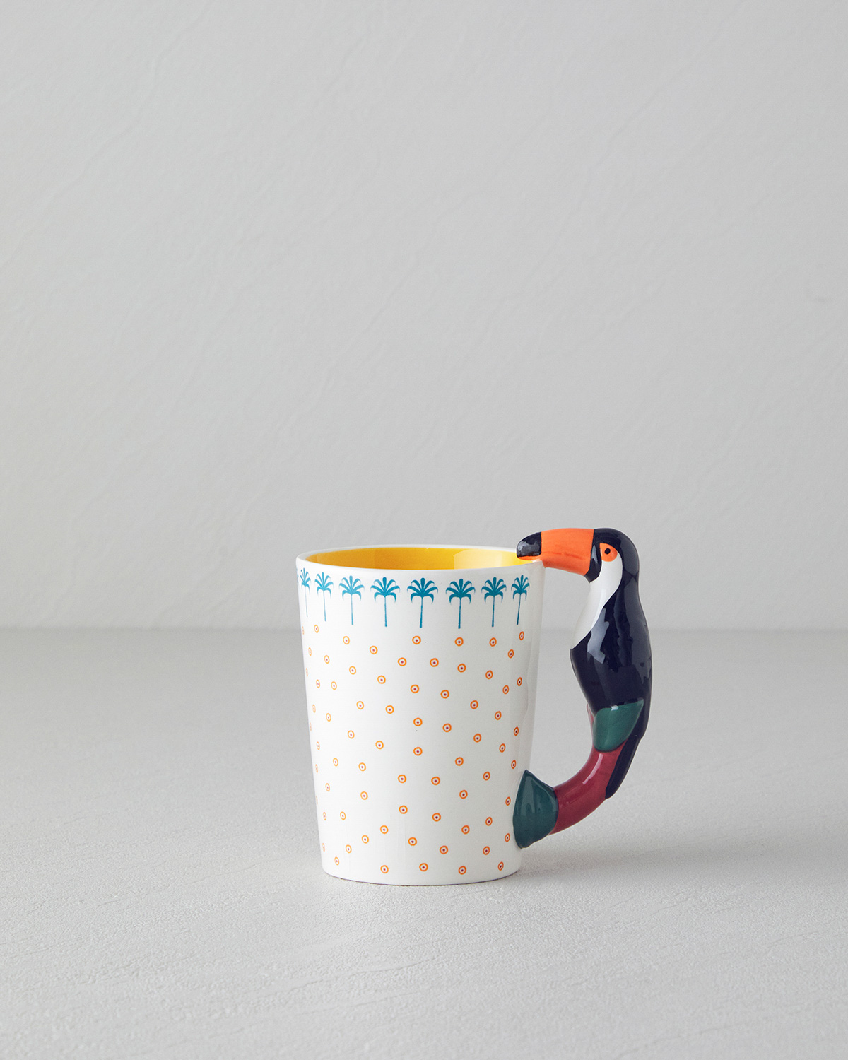 Toucan Dream Porcelain Mug 350 Ml Pınk