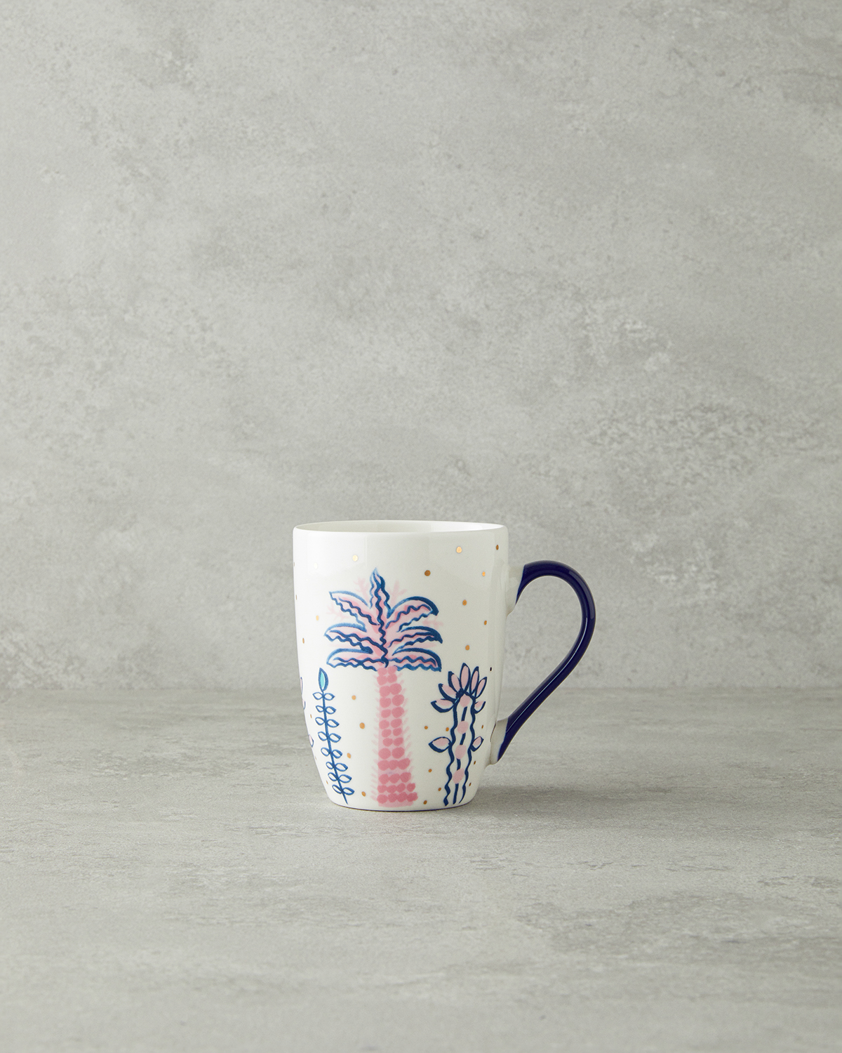 Love Adore New Bone China Mug 320 Ml Pink - Blue