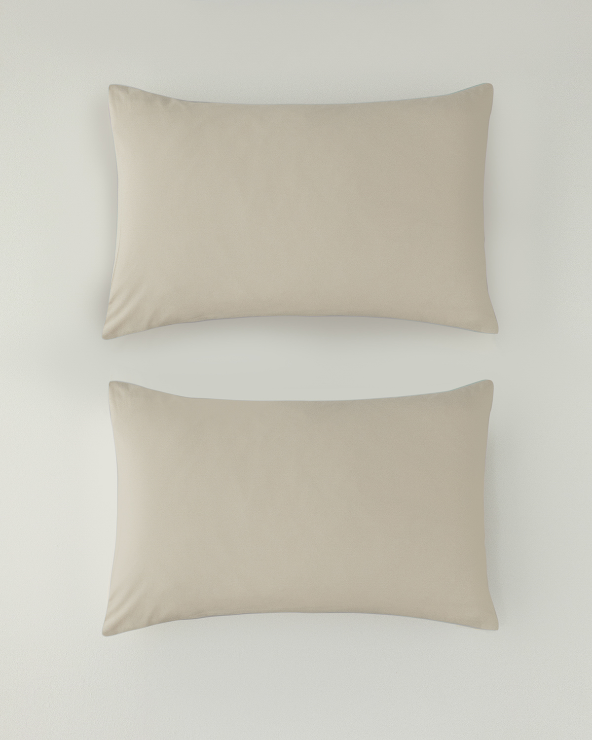 Pure Cotton 2 Pcs Pillowcase 50x70 Cm Coffee Foam